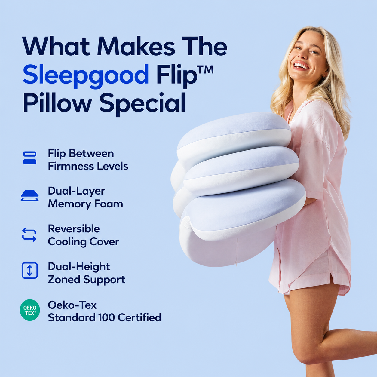 Sleepgood Fip Pillow