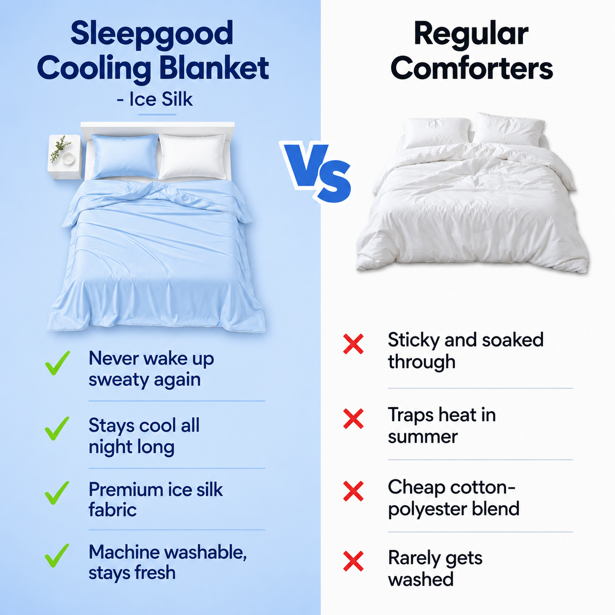 Sleepgood Cooling Blanket - Ice Silk