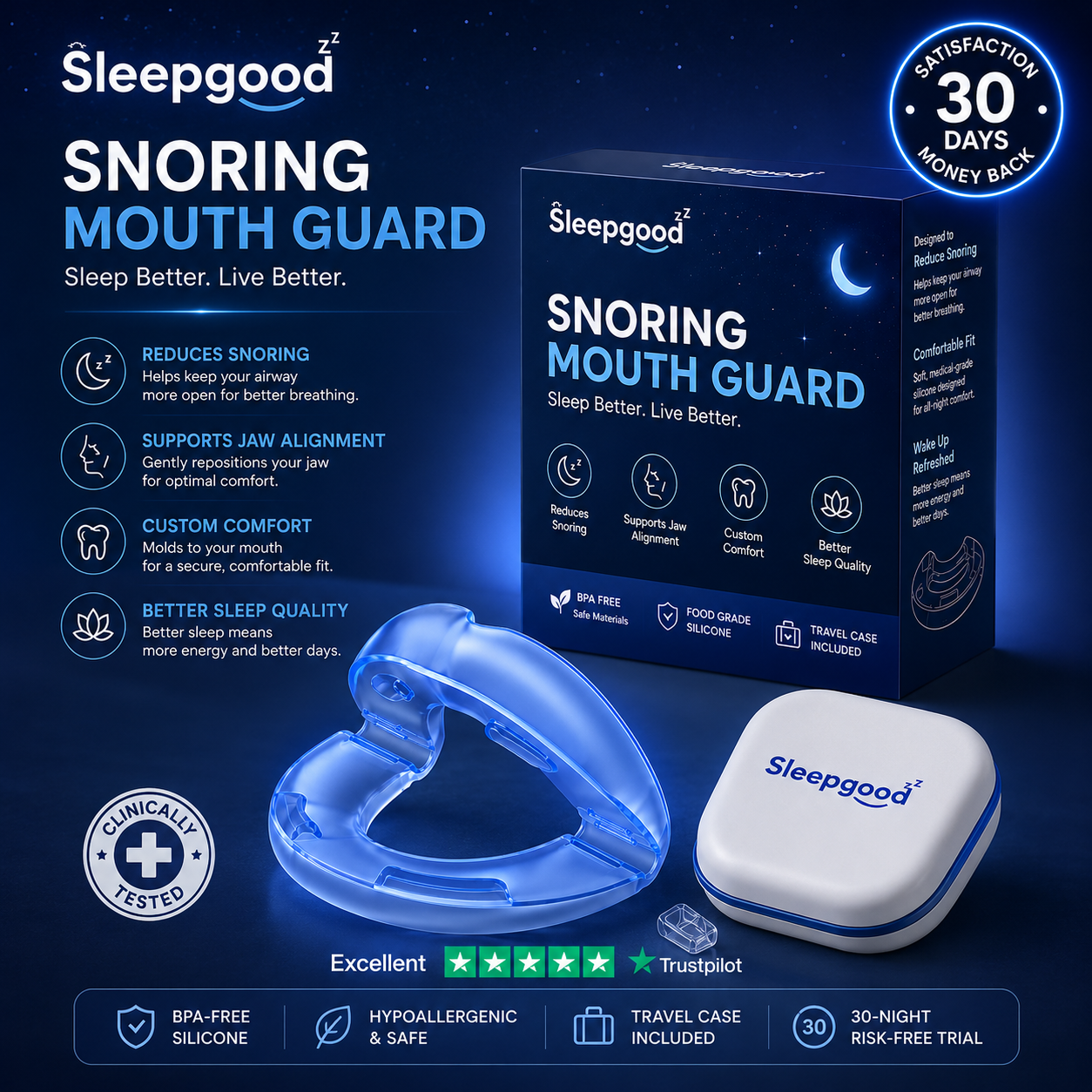 Sleepgood Snoring Mouth Guard